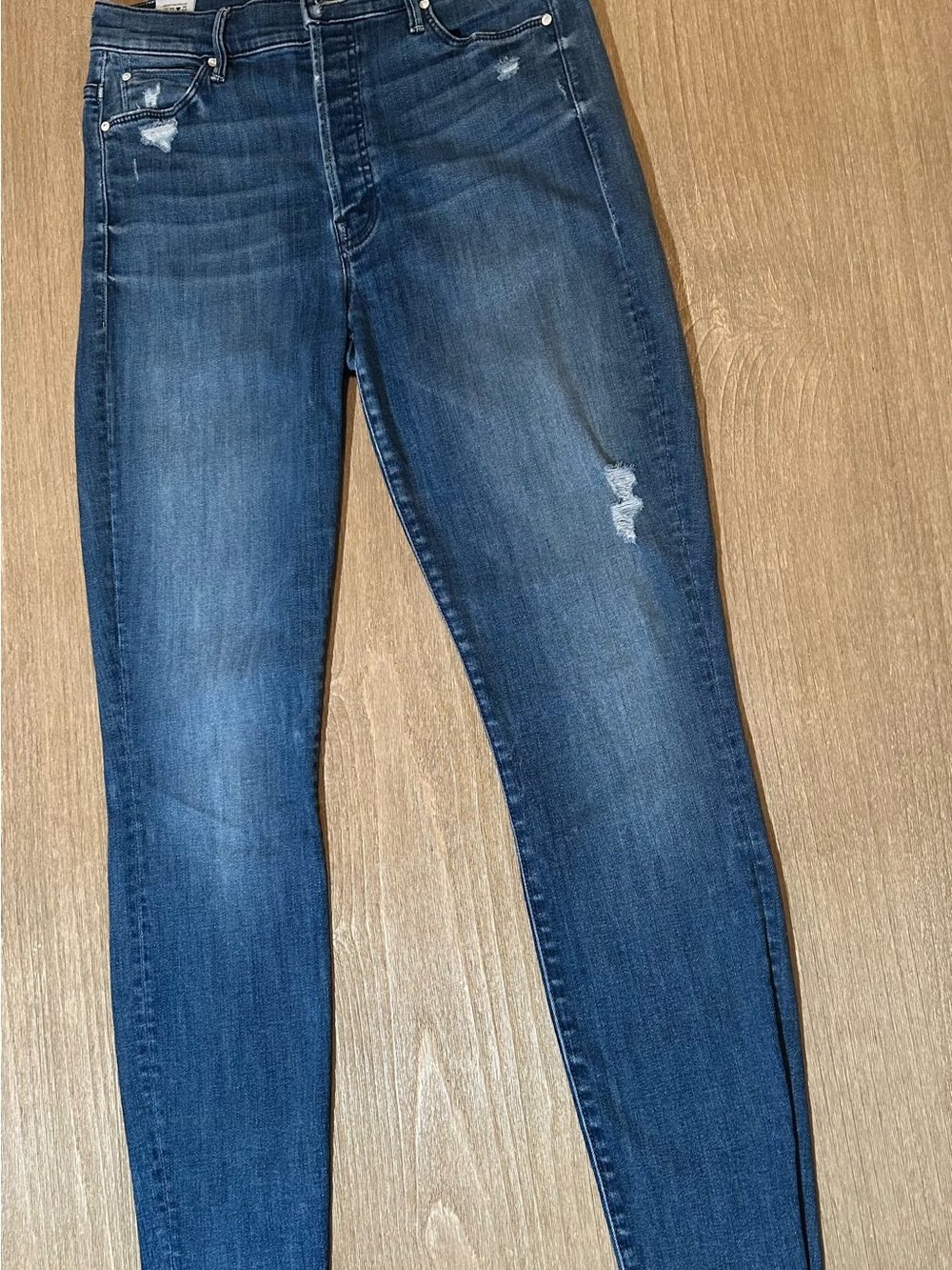 Mother The Stunner Ankle Fray Jeans - Graffiti Girl Wash - 28